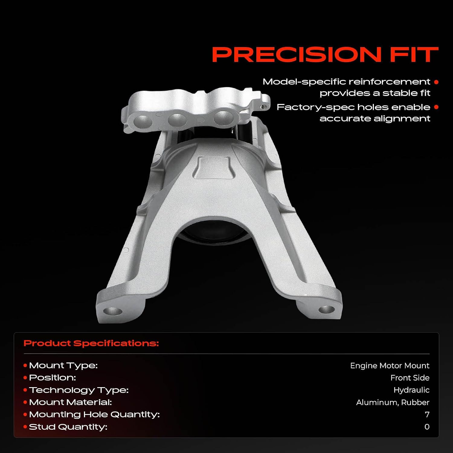 A-Premium Front Engine Motor Mount Compatible with Honda