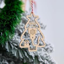 Sonographer Christmas Ornament 4 Inch – Layered Wooden Ultrasound Sonogram Decoration Gift for Tech Appreciation Technician Future Sonographer Keepsake