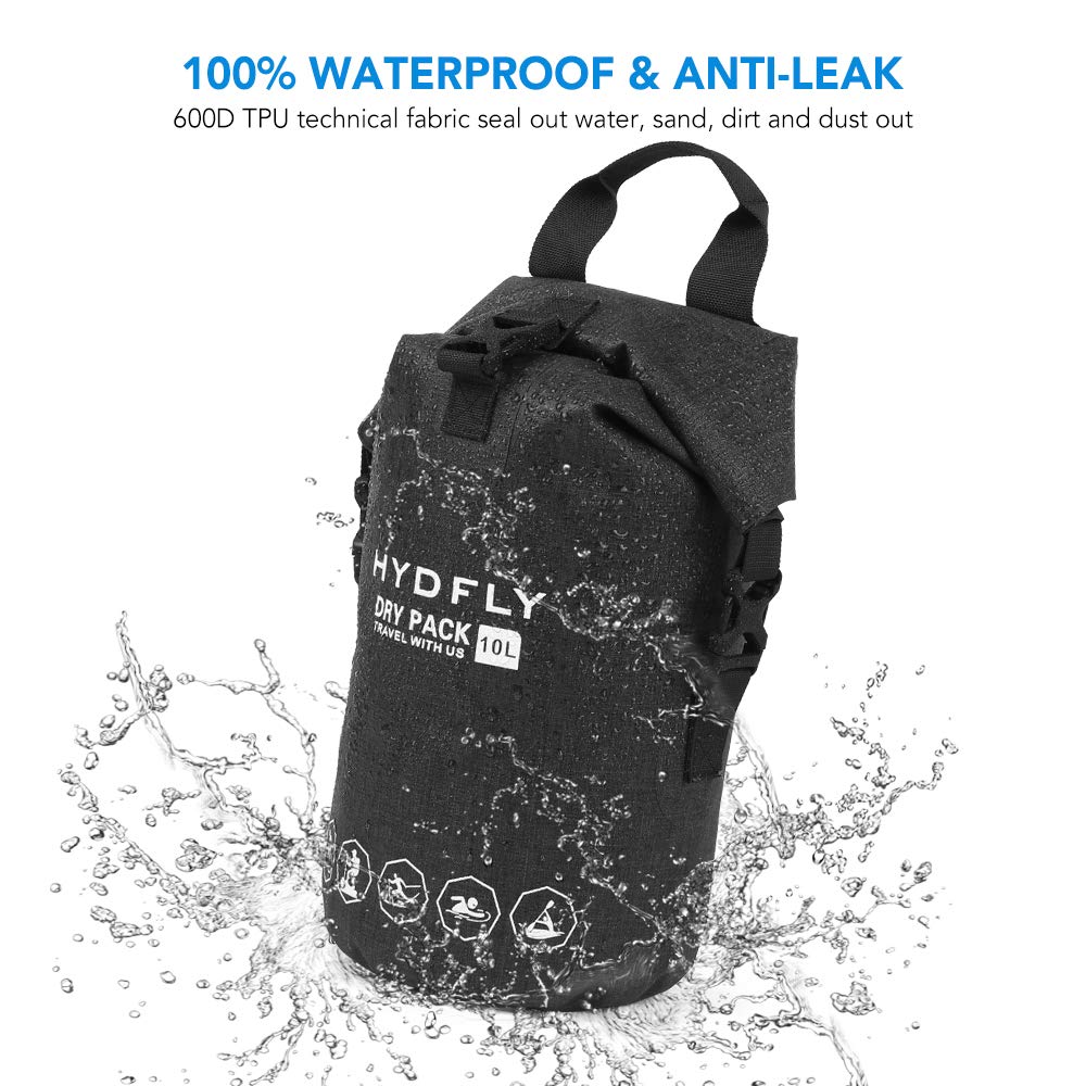 Sac à Dos imperméable à l'eau en Plein air River Trekking Sac à Dos Flottant et Flottant à la dérive Natation Sac à Sec pour Sports Nautiques 10L / 15L / 20L,Outdoor Sac Sac de Sport TPU sa