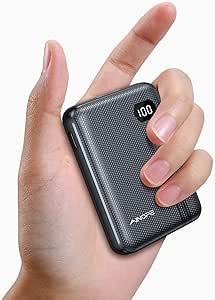 AINOPE Kleines tragbares Ladegerät für iPhone, Mini-Powerbank mit 10.000 mAh, 20 W PD, schnelle Mini-mobile Powerbank, kleines tragbares Ladegerät für iPhone 15/14/13/12/11/XR/8/7/6 usw., Samsung