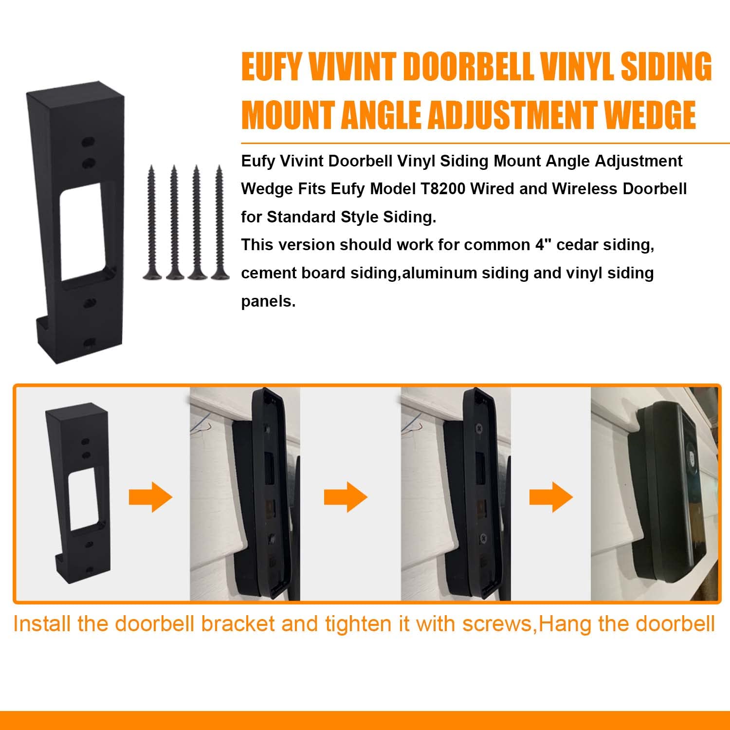 Ring Premium Spacer For Ring Video Doorbell Wired Model