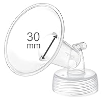 Vista 44 de Maymom Pieza de bomba compatible con Spectra S1, S2 Spectra 9 Plus Breastpump; Incluye brida de boca ancha (Una brida - brida de 18 mm) No es una
