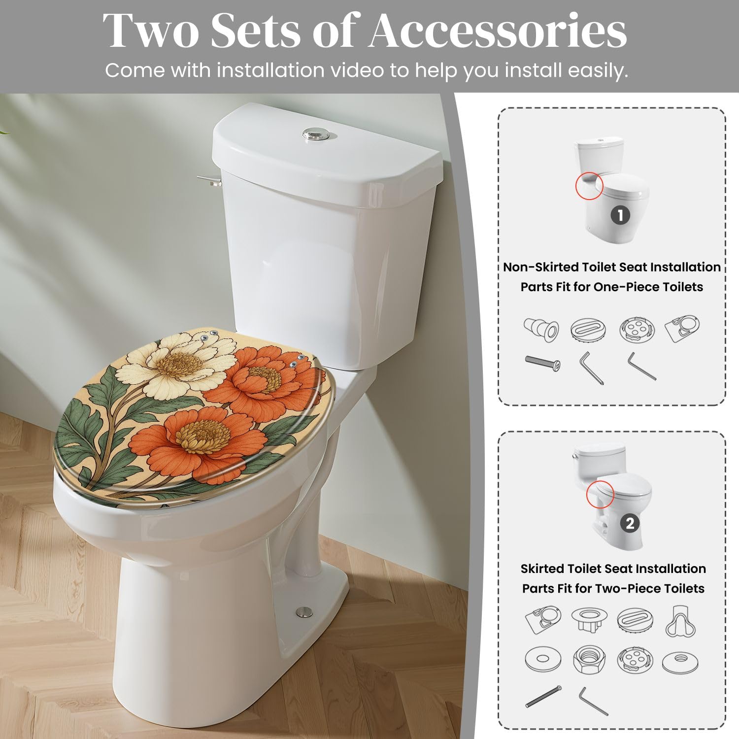 Sedile WC rotondo generico per bagno