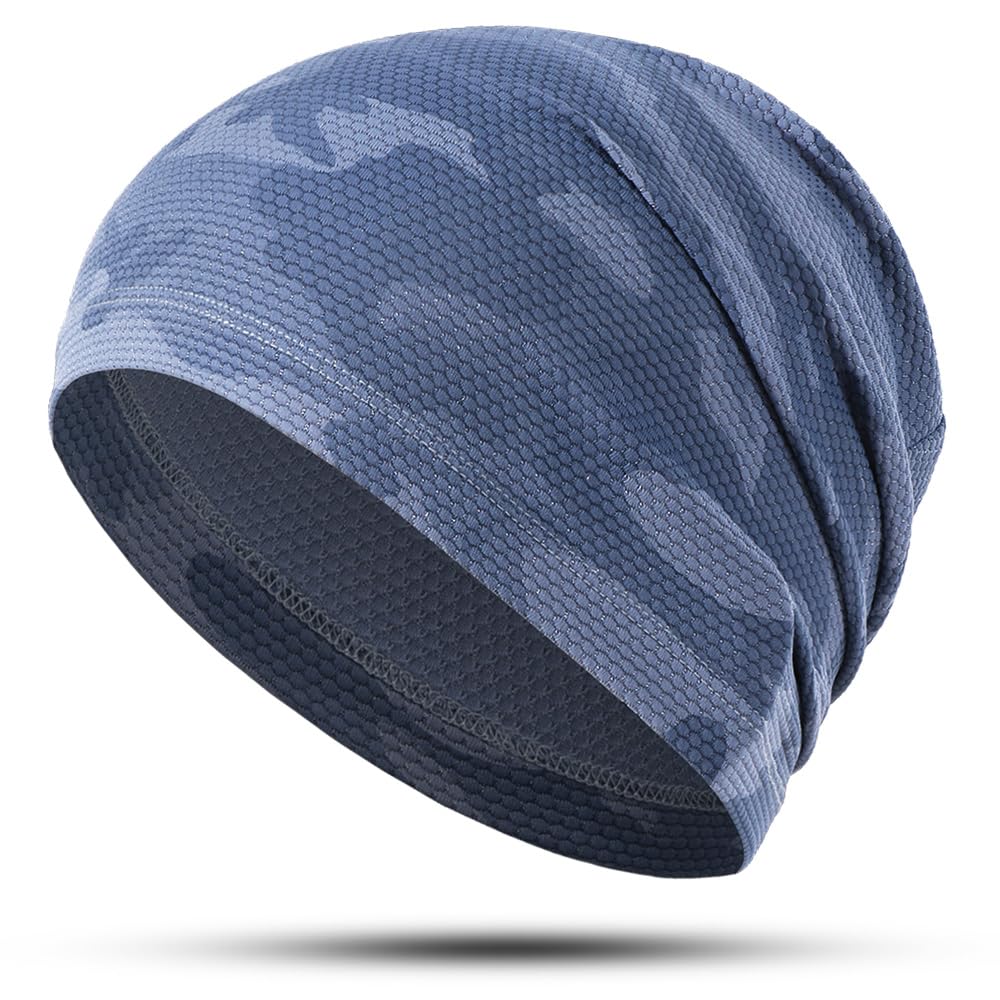 WTACTFUL Cooling Breathable Skull Cap Men Women, Sweat Wicking 1-2-4 Pack