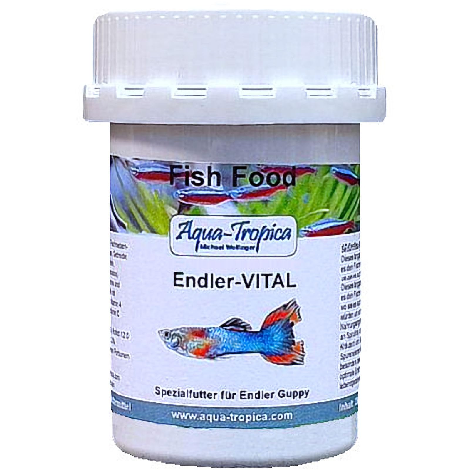 WILDLIFE Endler-VITAL Fischfutter – 35 G Mikrogranulat Für Endler Guppys, Langsam Sinkend