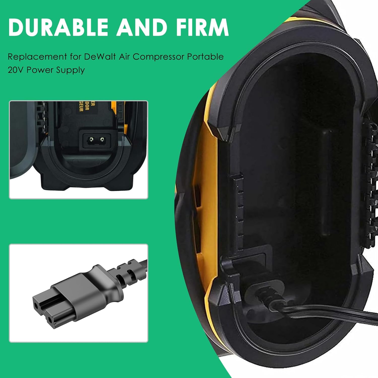 13.8V N557514 Replacement Charger for DeWalt Inflator Compatible with DeWalt DCC020IB 20V Air Inflator Power Supply Adapter