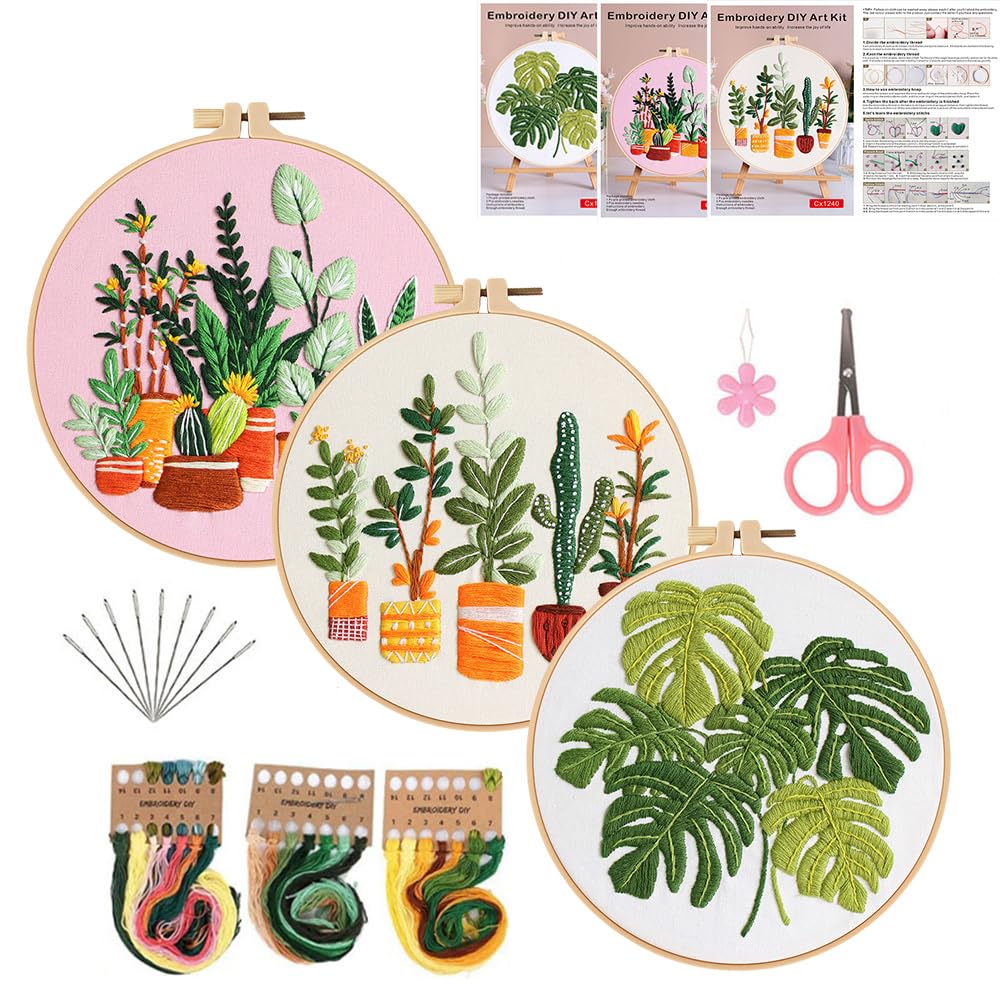 Beginner Embroidery Kit - Bees & Honey Design -10 Beginner Embroidery Kit - Bees & Honey Design -10
