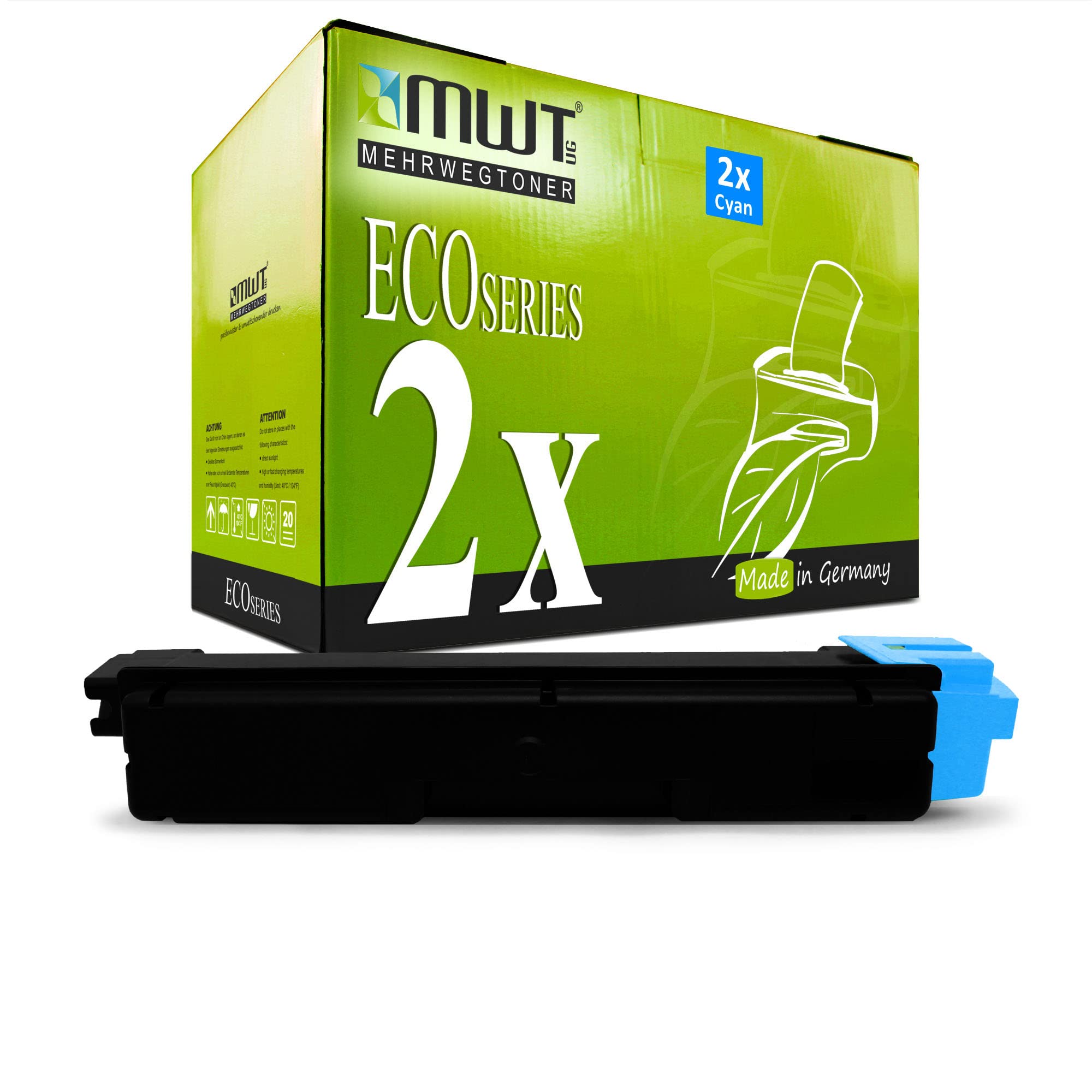 Mehrwegtoner do Mita FS-C2026 MFP Plus, FS-C2126 MFP Plus , FS-C2526 MFP , FS-C2626 MFP , FS-C5250DN zamiennik kompatybilny z Kyocera 2X TK-590 BK, 2X TK-590 C, 2X TK-590 Y, 2X TK-590 M