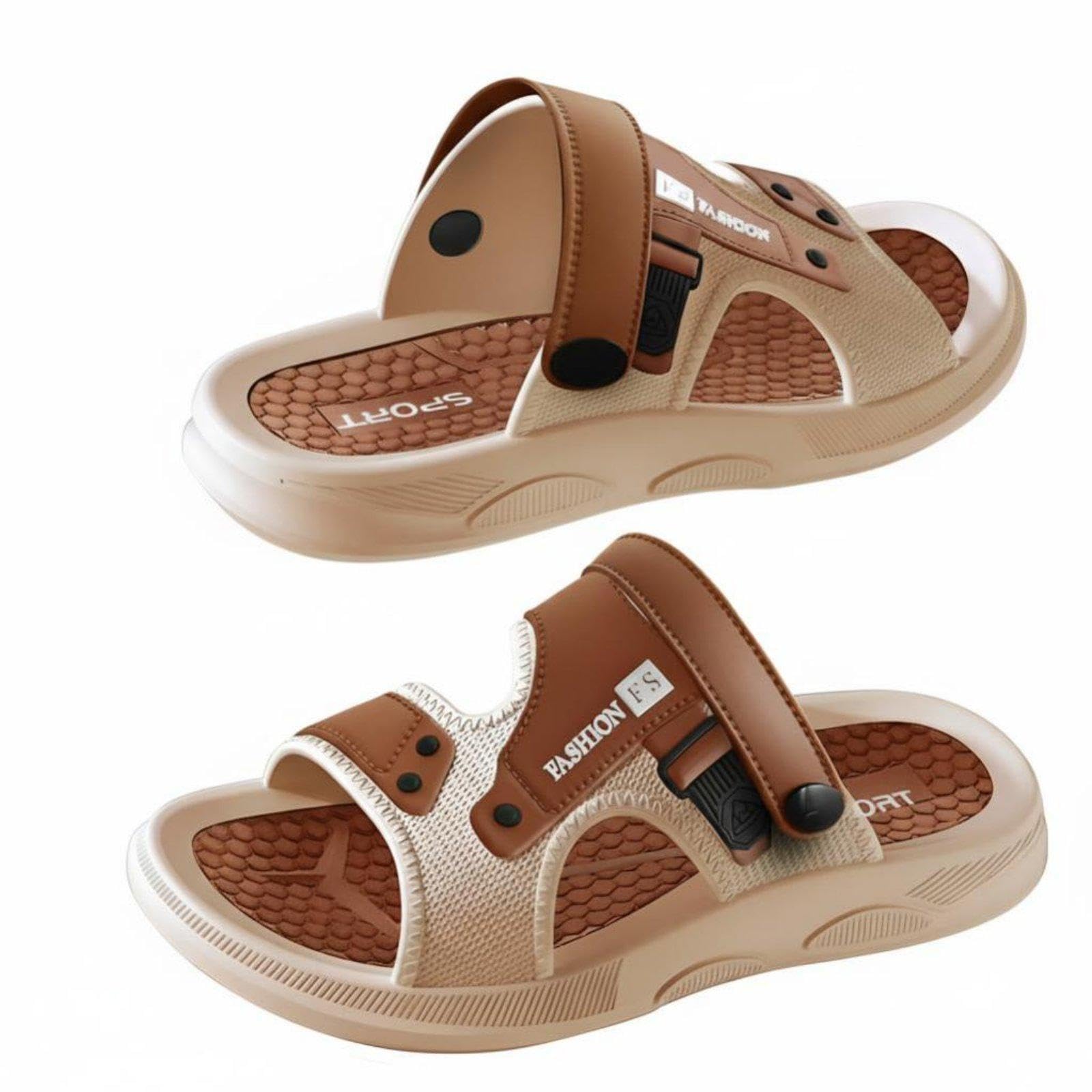 SNAPPSY Thick Sole Sandals 40-41 Khaki 470 g - Image 1