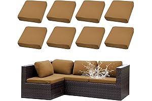 Durable Waterproof Patio Cushion Slipcovers for Outdoor Use