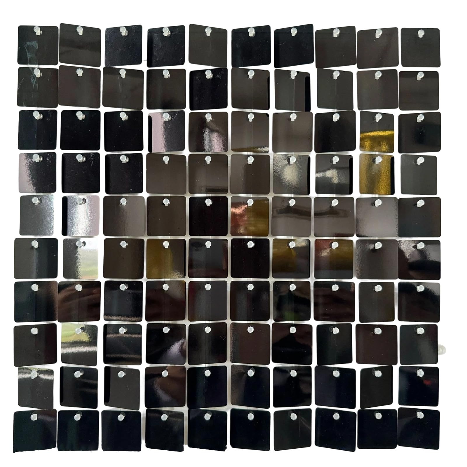 Snorvixre Dynamic Fluttering Celebration Wall Tiles 24PCS Highly Shining Reflective Panels Easy Setups Stage Background Decoration Glittering Panel