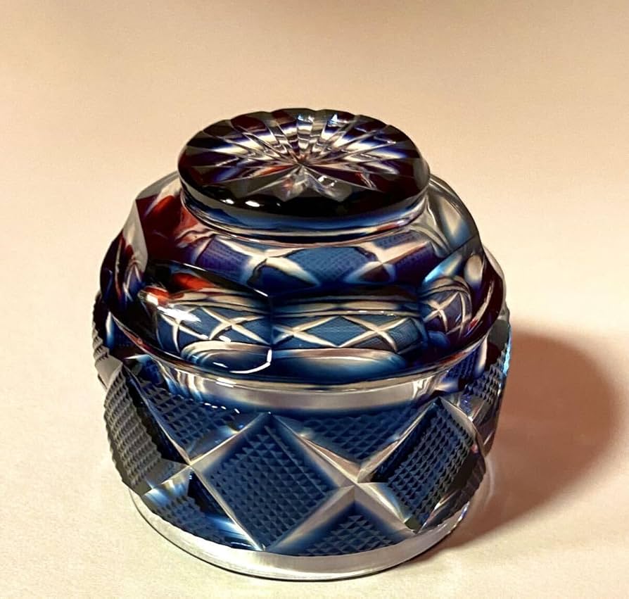 色被ガラス 切子猪口 尚古集成館監修 薩摩ガラス工芸作 71V3UOR4lPL