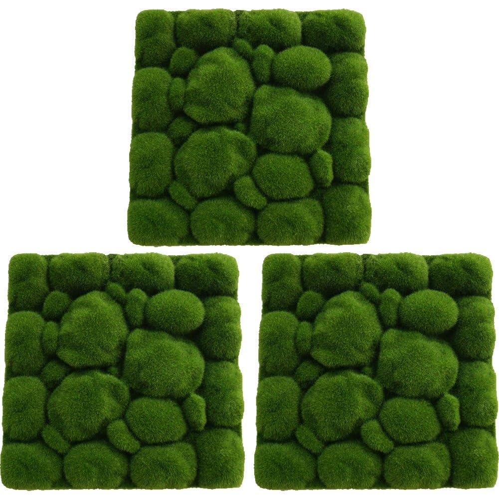 Mousse artificielle en panneau mural pour creer un salon vegetal zen