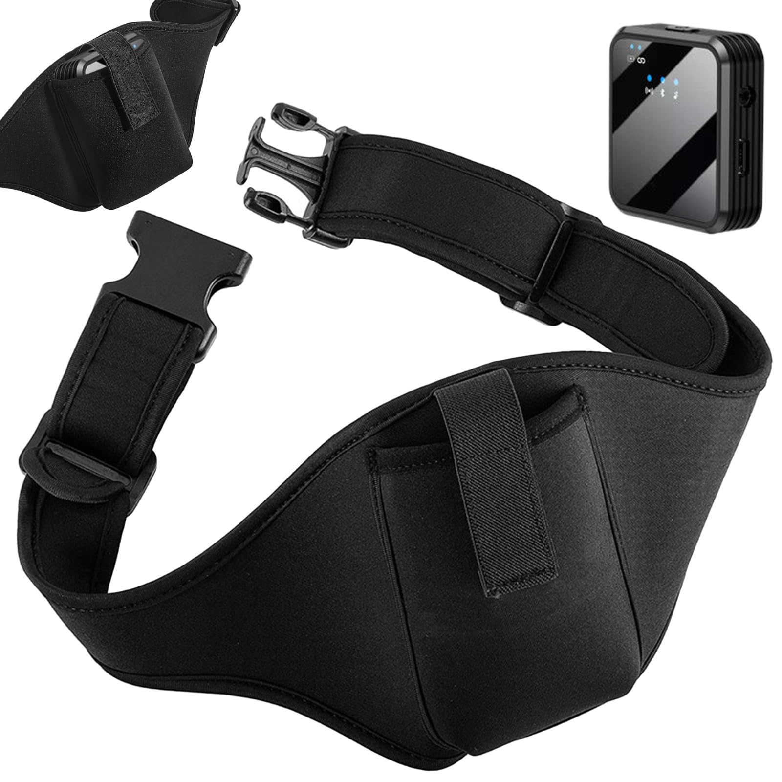 Pack Fitness Ceinture Support De Microphone Ceinture Micro Ceinture Téléphone Ceinture Tune Taille Ceinture Micro Ceinture Pour Gym Micro Ceinture Microphone Micro