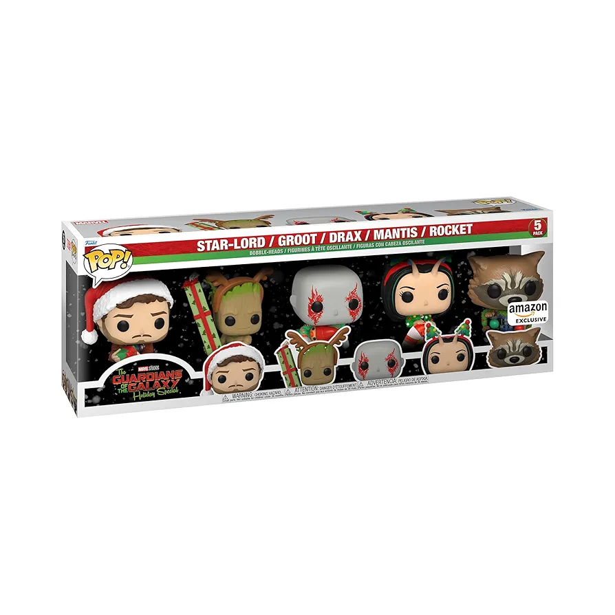 MARVEL - 限定FUNKO POP!   SODA GOTG 5セット Amazon.com: Funko Pop! Marvel Holiday: Guardians of The
