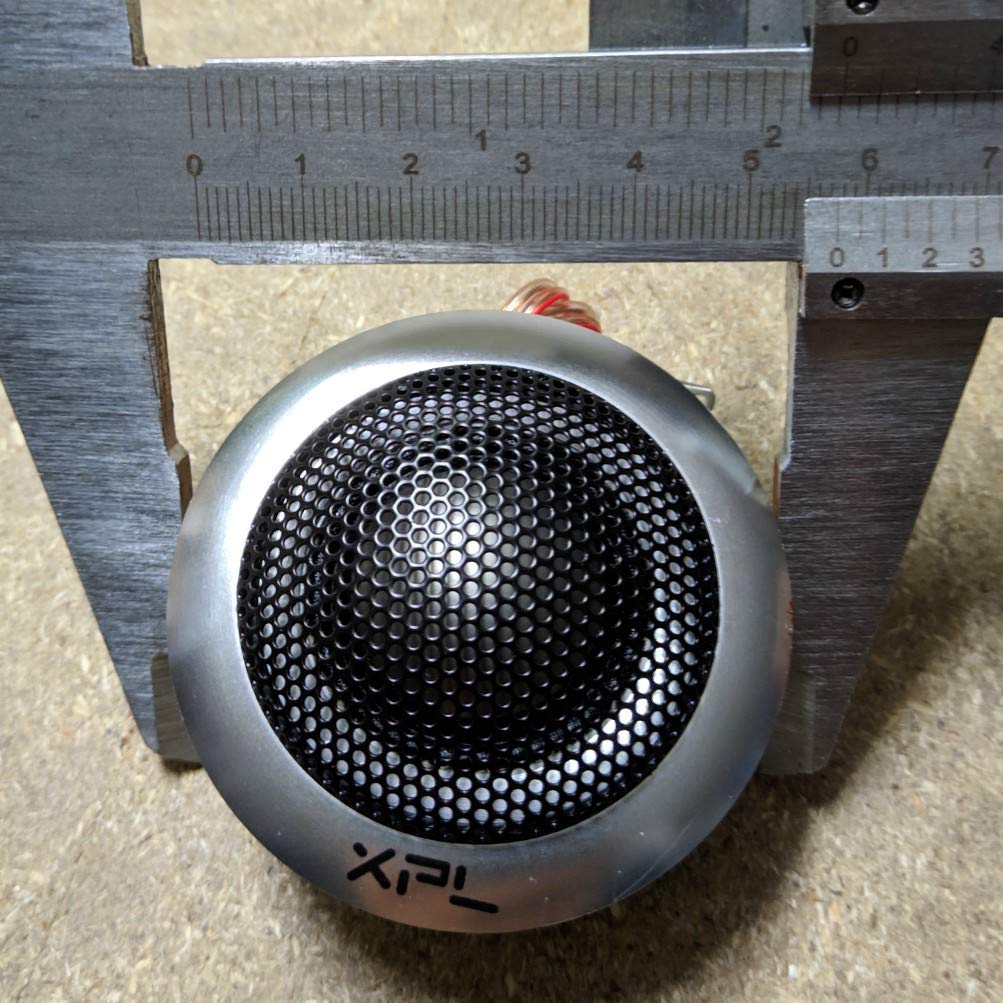 XPL XTW2505 coppia di tweeter da 50 watt rms e 100 watt max da 5,70 cm di diametro 2" in alluminio con ridotta profondita' solo 2,20 cm a coppia