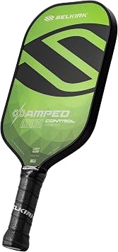 Selkirk Sport Amped Control Pickleball Paddles | Fiberglass | 16mm X5 Core | An easy-control pickleball racket for every skill level, with an X5 honeycomb core and textured spin face