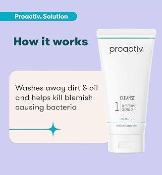 Proactiv Solution Refreshing Facial Cleanser, Blemish Prone Skin, 180 ml (Pack of 1)