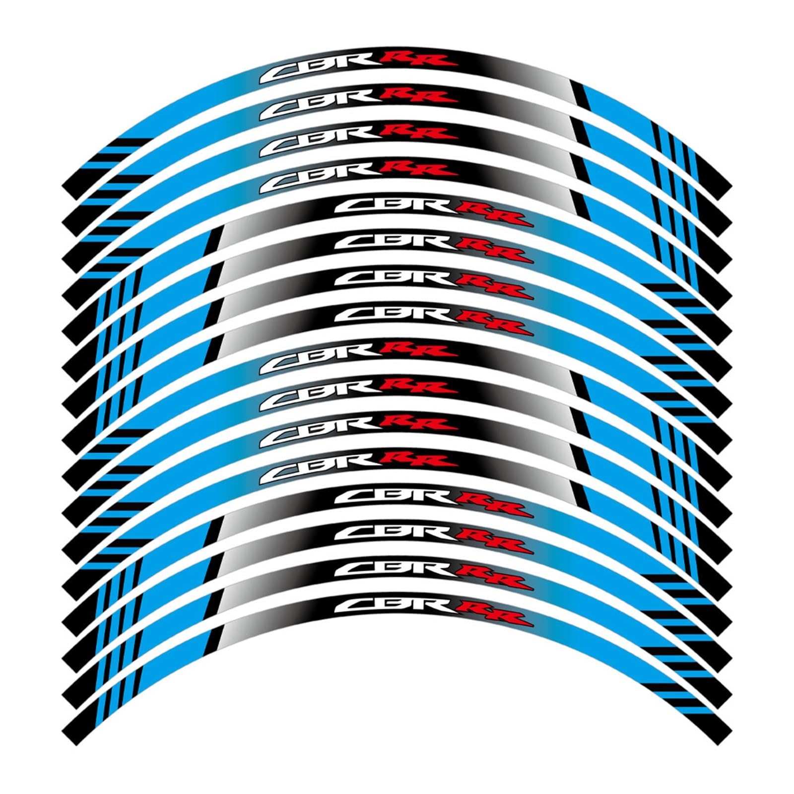 Reflective Sticker Reflective Motorcycle Wheel Sticker Rim Stripe Tape Decal Accessori Waterproof for CBR1000RR CBR600RR Cbr250rr