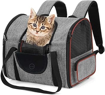 Amazon Be8 ビーエイト 猫 キャリー リュック 全量検品 臭い初期不良少 犬 キャリー バッグ 軽量 通気 4式 折畳 Be8 ペット用品 通販