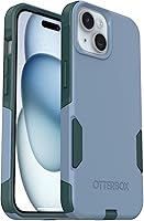 Vista 14 de OtterBox Funda para iPhone 16e, 15, 14 y 13 Commuter Series, color negro, delgada y resistente, apta para bolsillo, con protección de puerto