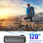 1080P Action Camera, Mini Thumb Camera,128GB Body Camera, POV Camera with 3-Hour Battery for Outdoor Leisure Enthusiasts,Bike Cycling, Pet Extreme Sports, Travel,Black Body Cam