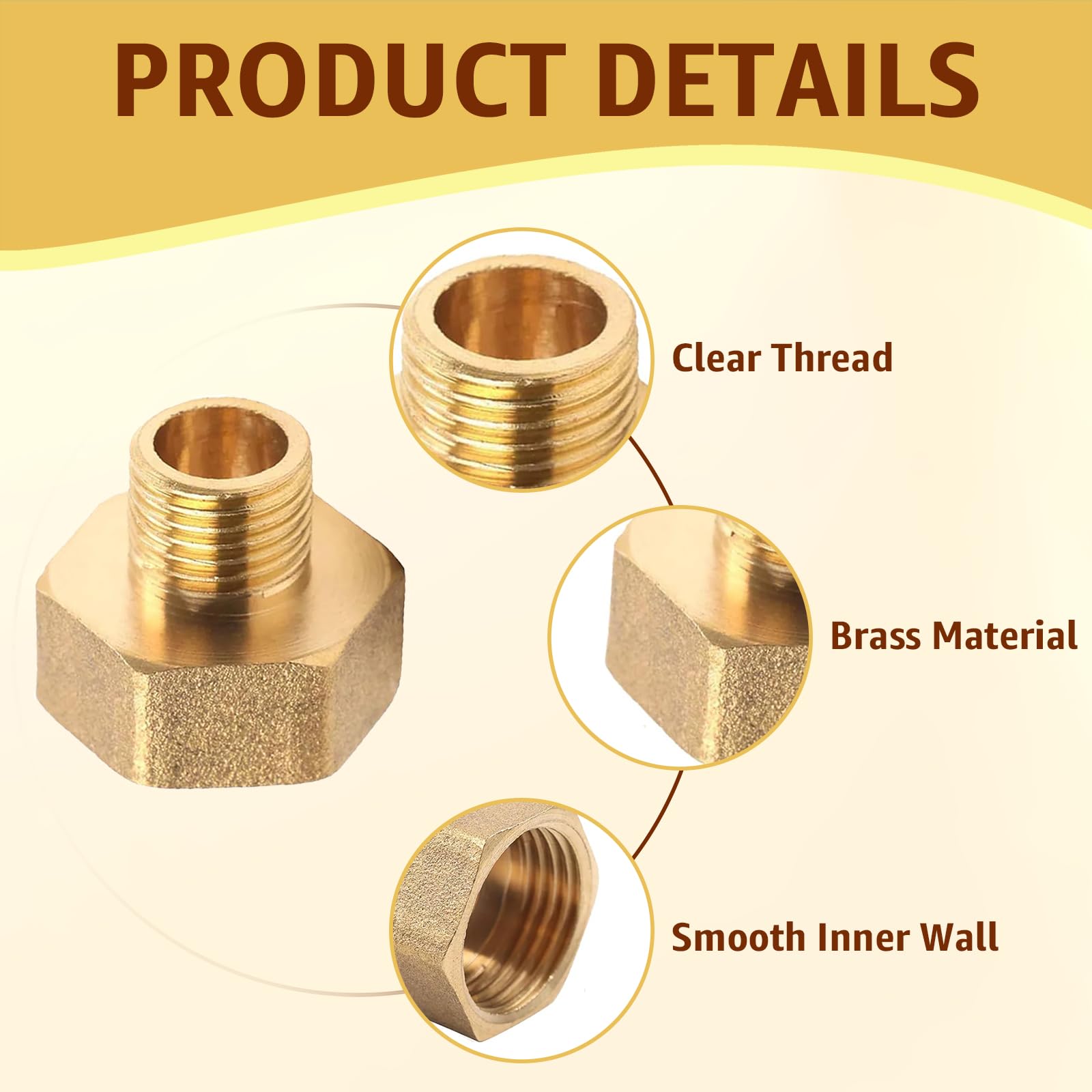 Editbar 2 adattatori a gas GPL da 1/2'' destro a 1/4'' sinistro,adattatore per bombole a gas da 1/2'' filettatura interna IG x filettatura esterna da 1/4'' AG,tubo del gas,connettore per fornelli