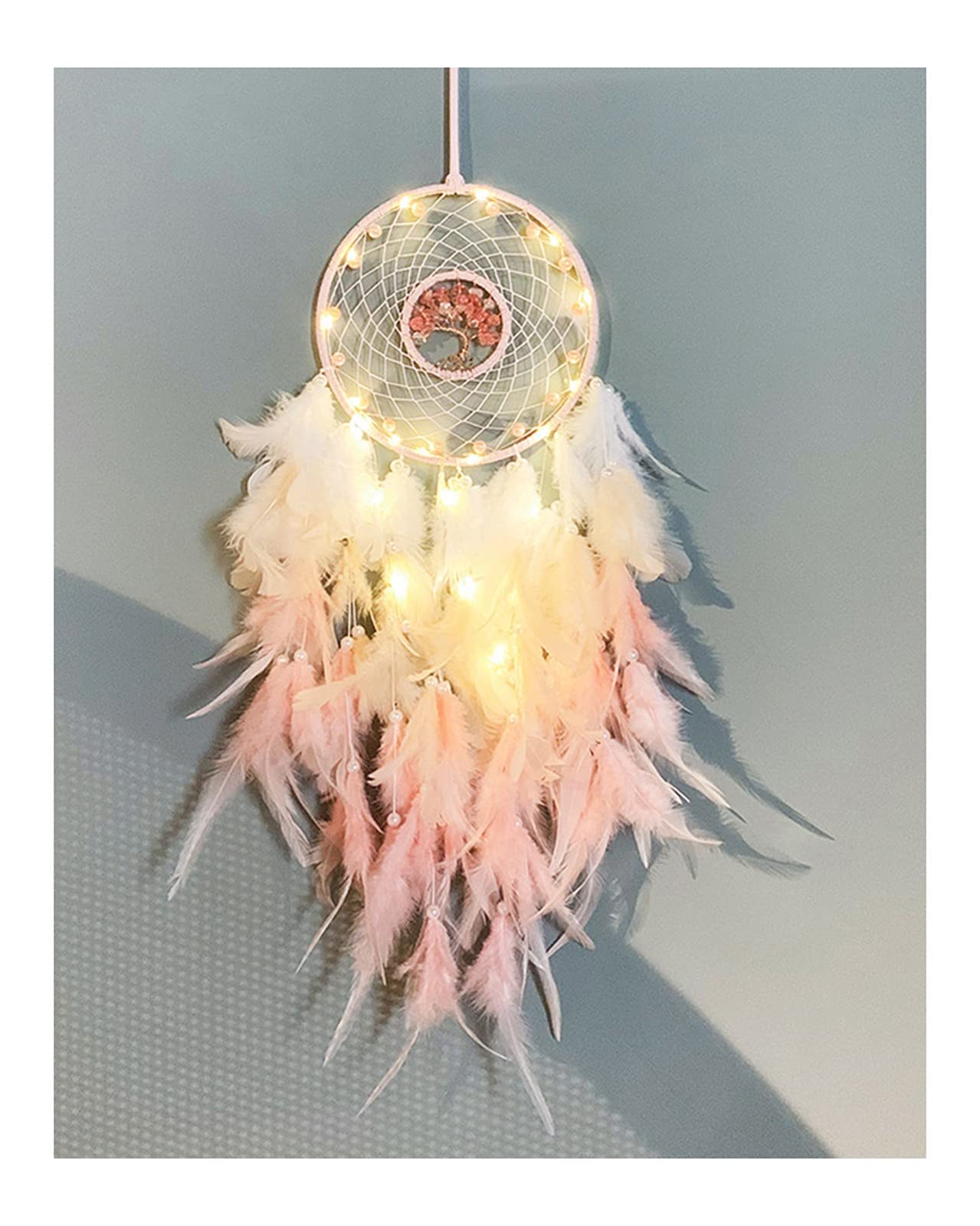 Dream catcher ornement suspendu créatif plumes modèle G pour maison