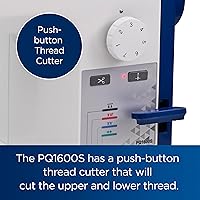 Vista 18 de Brother PQ1600S - Máquina de coser y acolchar de alta velocidad, color blanco