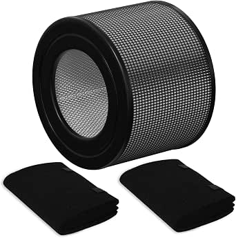 Kit Filtri Ricambio Per Purificatore Honey-well 24000 24500 50250-S: 1 Filtro HEPA True + 2 Prefiltri A Carbone Attivo