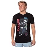 Naruto Shippuden Men's Kakashi Hatake Character Adult T-Shirt