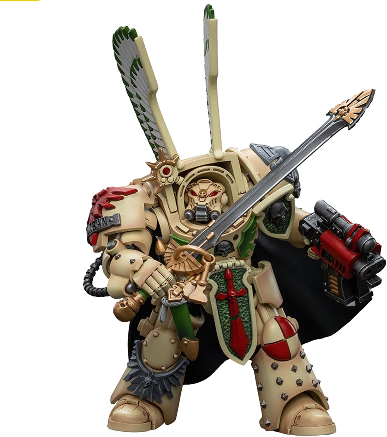 JOYTOY 1/18 Action Figures - Warhammer 40,000 Dark Angels Deathwing Strikemaster with Power Sword - 5‘’,Classic Character,Collectible,Age 15 and Above