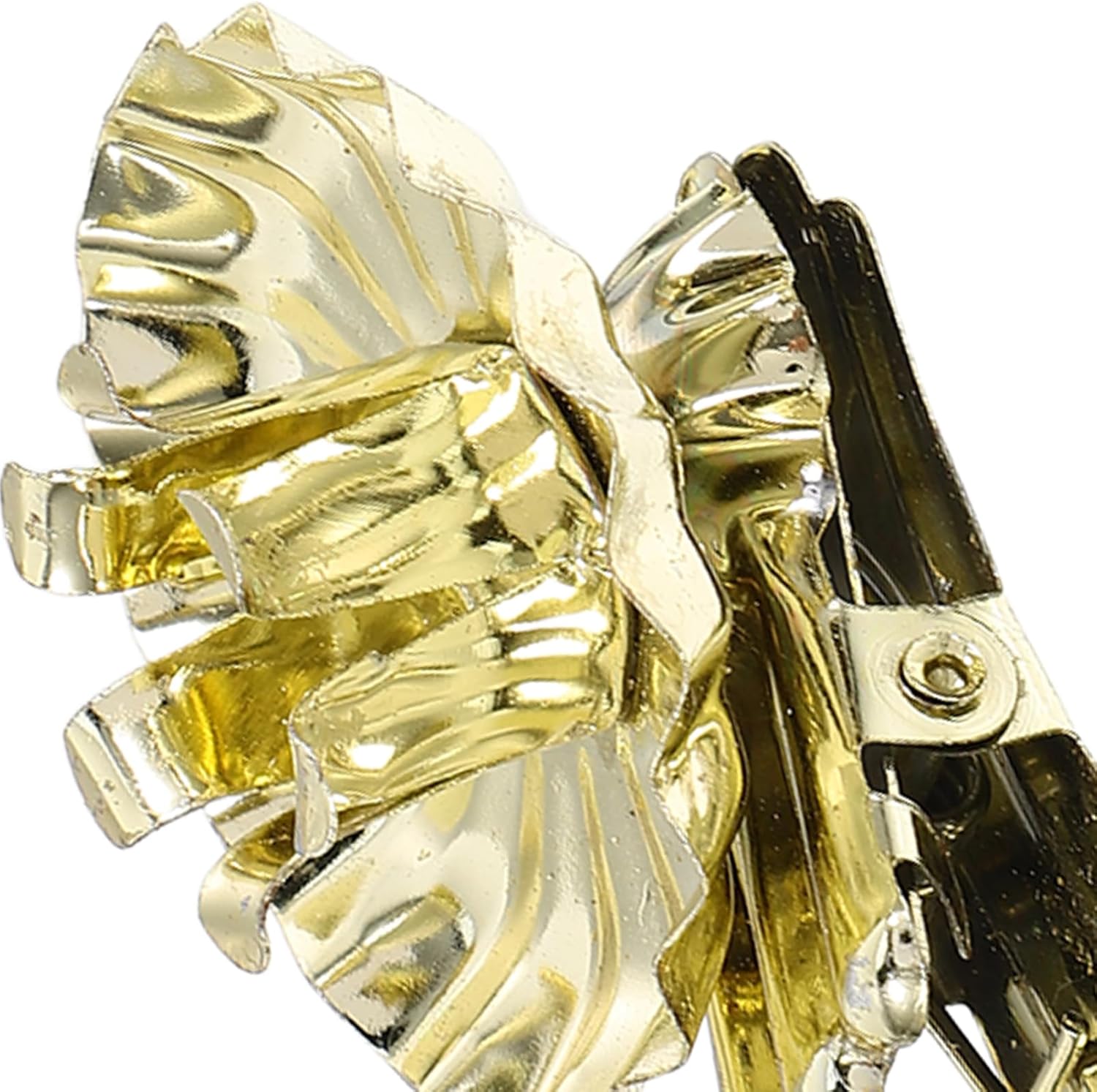 Cabilock 100pcs Metal Candle Clips for Christmas Tree Candle Holders Flat Bottom Elegant Xmas Decoration for Holiday Lightweight Design