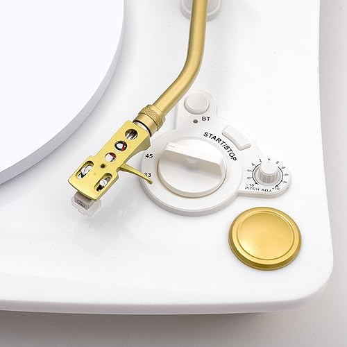 Miniatura 2 de TechPlay Ghost, tocadiscos accionados por correa de 2 velocidades con transmisión Bluetooth. Se conecta a tus altavoces Bluetooth de forma