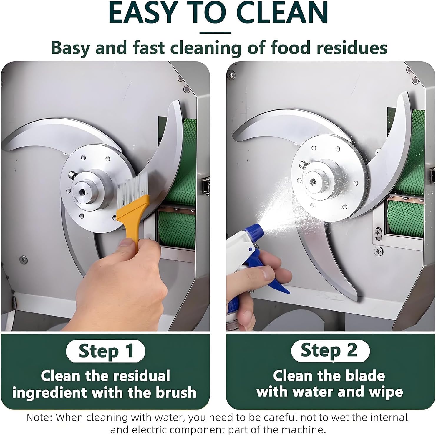 Electric Vegetable Cutter - 200W Commercial Scallion Slicer & Spring Onion Chopper - 700BPM Adjustable Leek Cutting Machine with Conveyor Belt for Perfect Thickness