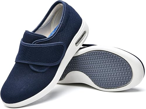 Miniatura 7 de W&LESVAGO Zapatos para diabéticos anchos para mujer, transpirables, ligeros, para caminar, para edema, artritis, pies hinchados