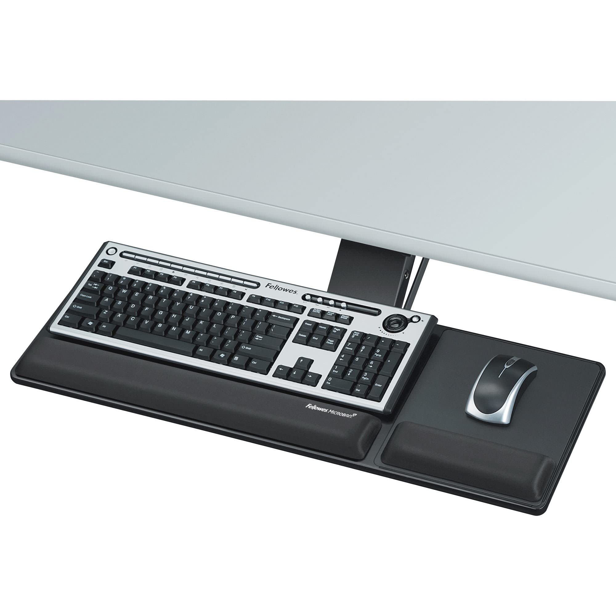 Fellowes Designer Suites 8017801 Tastaturablage, kompakt, Schwarz