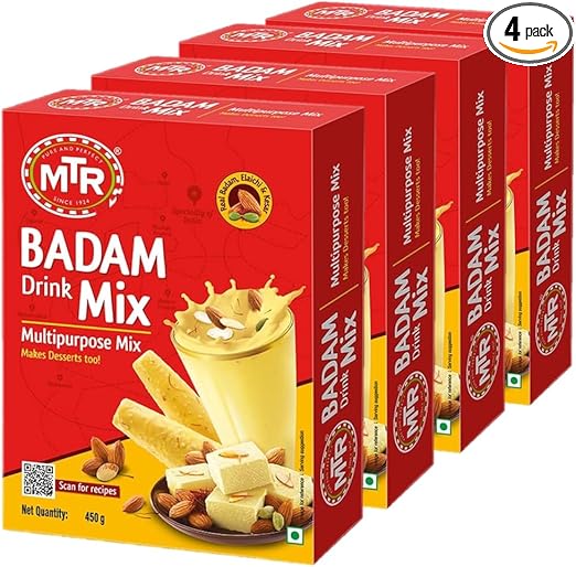 MTR Badam Drink Mix 200g (Pack Of 4) - UNIQUE