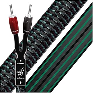 AudioQuest Rocket 88-15ft with 500 Series Banana (Silver) Single Bi-Wire connectors (Pair) Rocket Series Prepared Speaker Cables