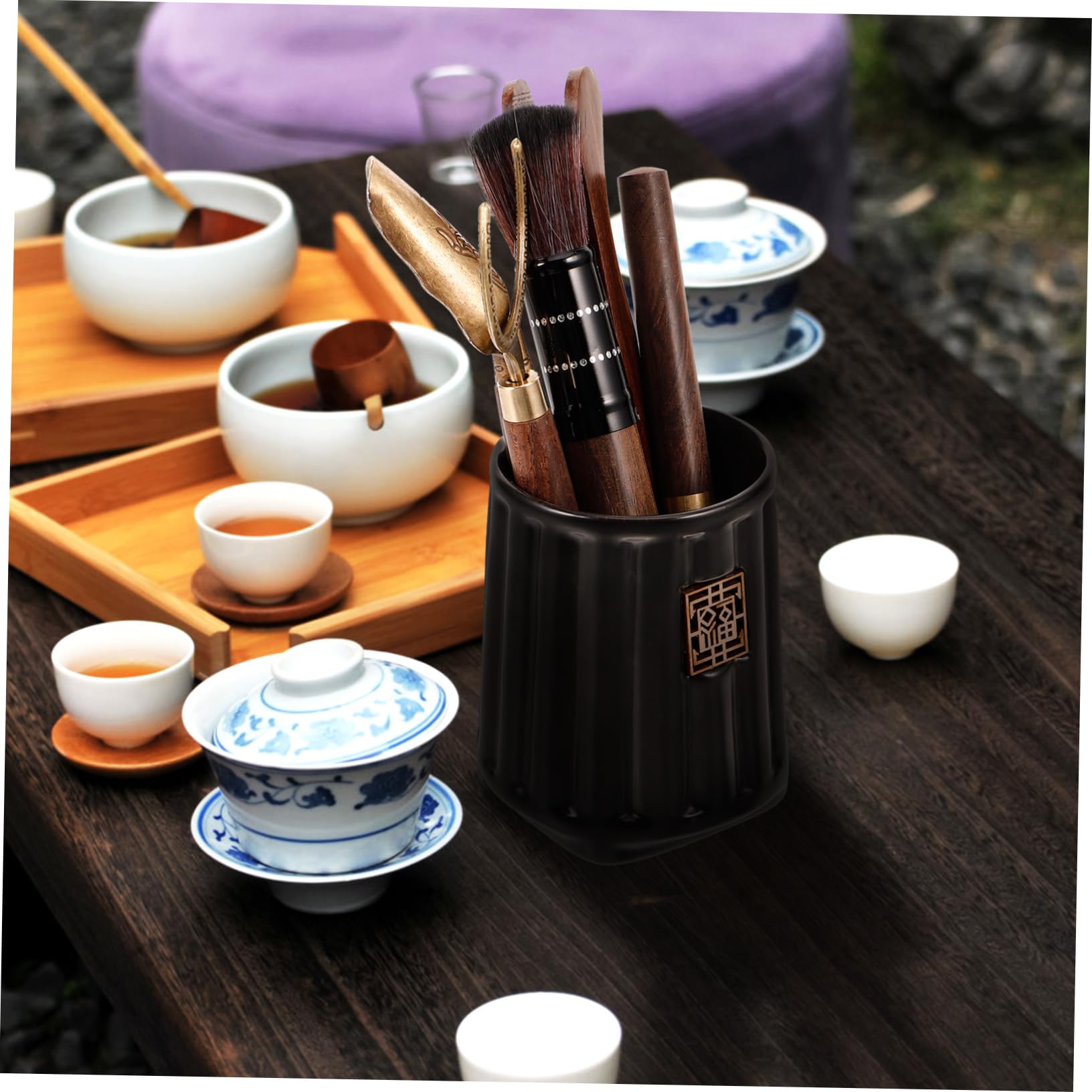OUNONA 4sätze Chinesischen Teegeräten Sechs Teewerkzeuge Elegantes Tee-zubehör Für Traditionelle Teezeremonie Langlebiges Material Für Teeliebhaber Und Zeremonien