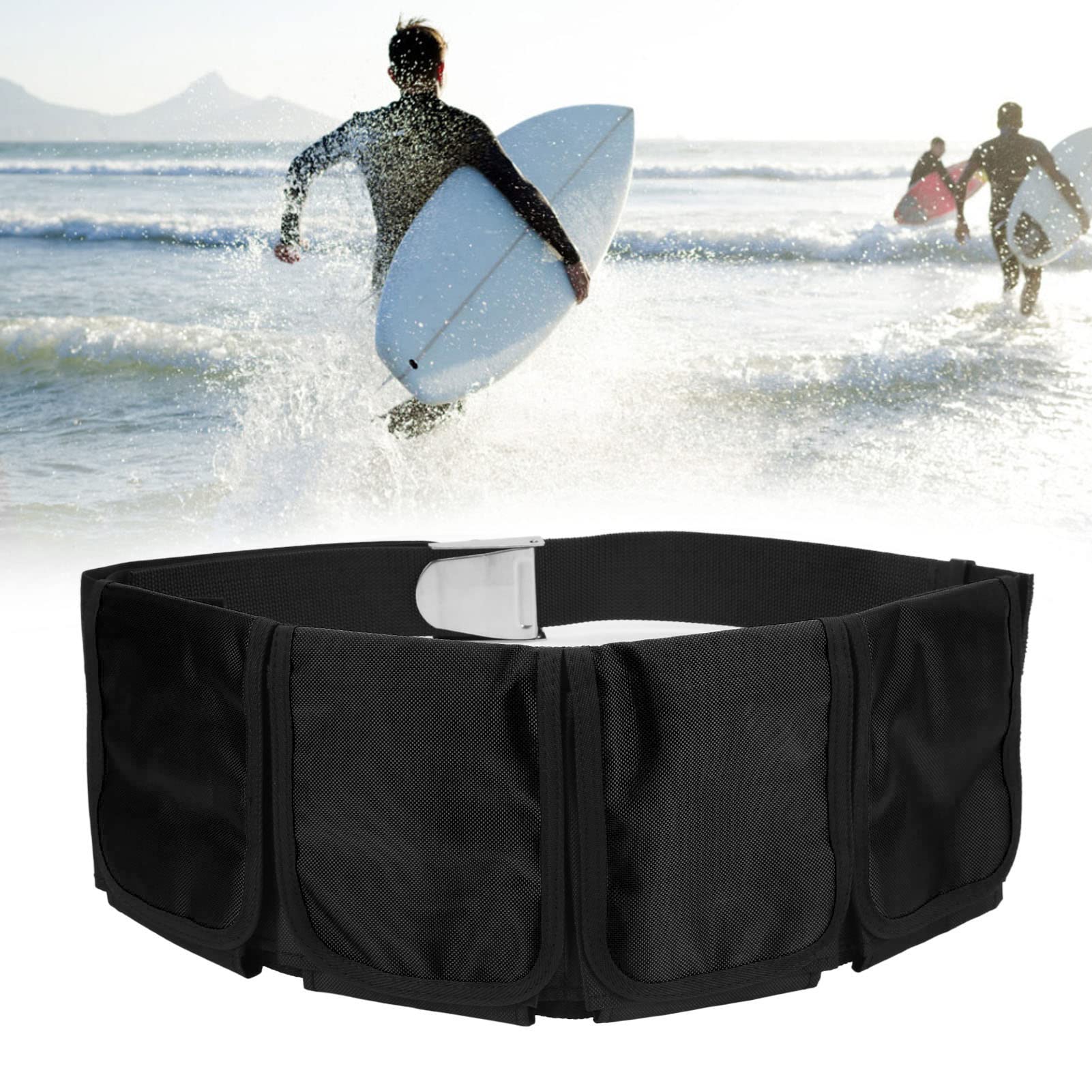 GAESHOW Bolsa de Peso de Buceo, Cinturón de Peso de Buceo, Bolsillo Peso Buceo, Cinturón de Buceo para Buceo Libre, Bolsa de Peso de Tela Oxford para Submarinismo