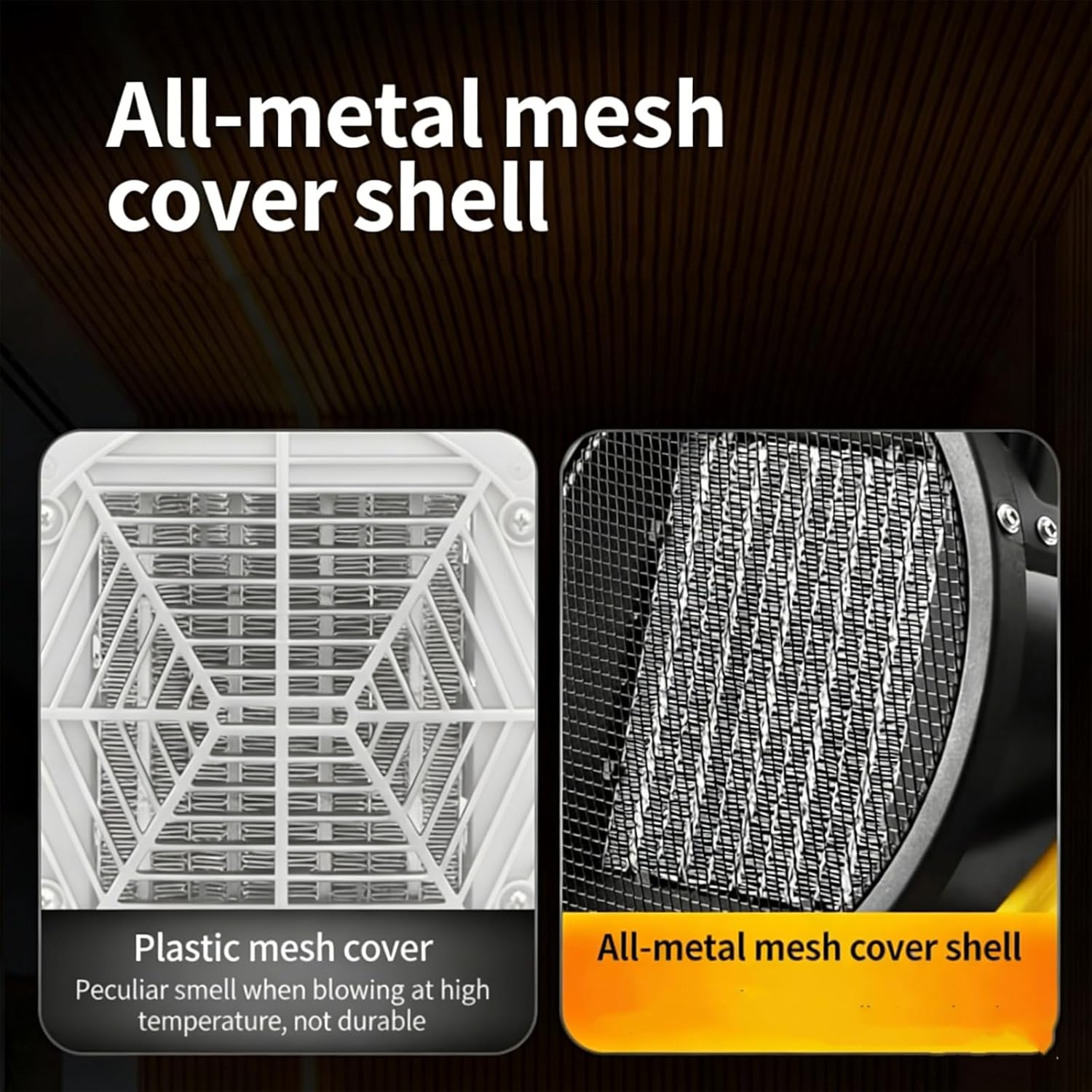 2000W Outdoor Heaters for Patio, Overheat Protection & 3S Fast Heating, Electric Heater for Greenhouse, Patio, Garage, Flower Room, Silver