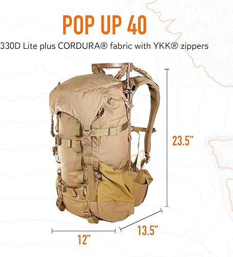 Miniatura 3 de Mystery Ranch Mochila de caza Pop Up 40 para mujer, resistente a la intemperie, mochila para viajes, senderismo, al aire libre, campamento, 40 L,
