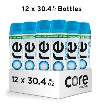 Core Hydration Perfectly Balanced Water, 30.4 fl oz bottle (Pack of 12)