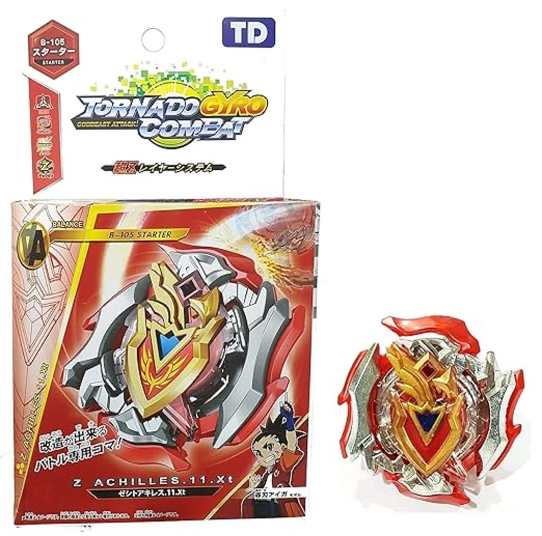 YOUNG TOYS B-105 Starter Zet Achilles.11.XT – La Toupie Beyblade Qui Déchire Tout (dès 6 Ans)