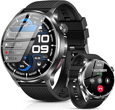 Smart Watch for Men, 1.52" HD Fitness Tracker with Blood