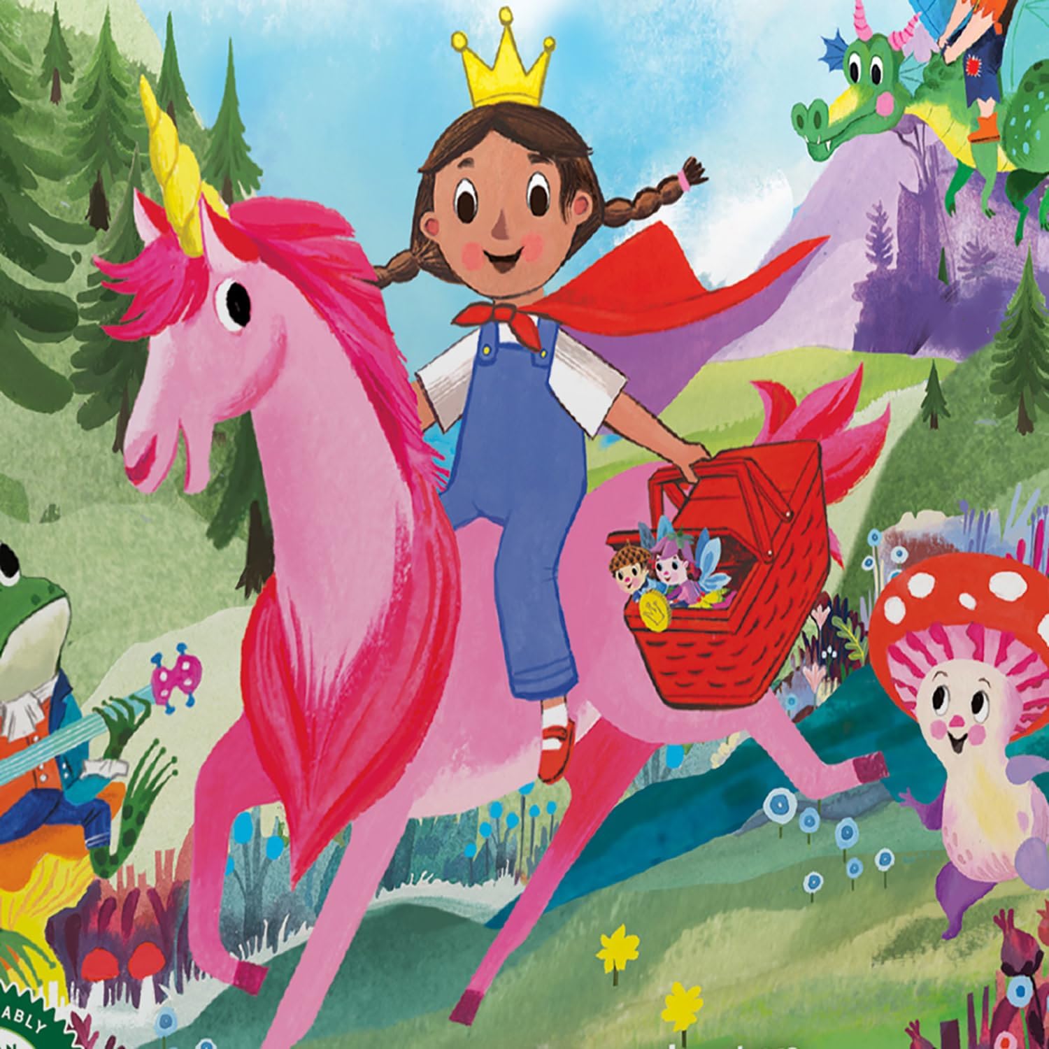 eeBoo: Magical Forest Create a Story Pre-Literacy Cards, 36 Cards with Colorful Characters, Encourages Imagination, for Ages 3 and up