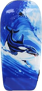 Surfing Board 44x5.5x102cm Durable Lightweight EVA Foam with Vibrant Mixed Design Printing Comfortable Grip Stable Safe Perfect for Kids Beginners Adults for Beach Pool and Water Sports