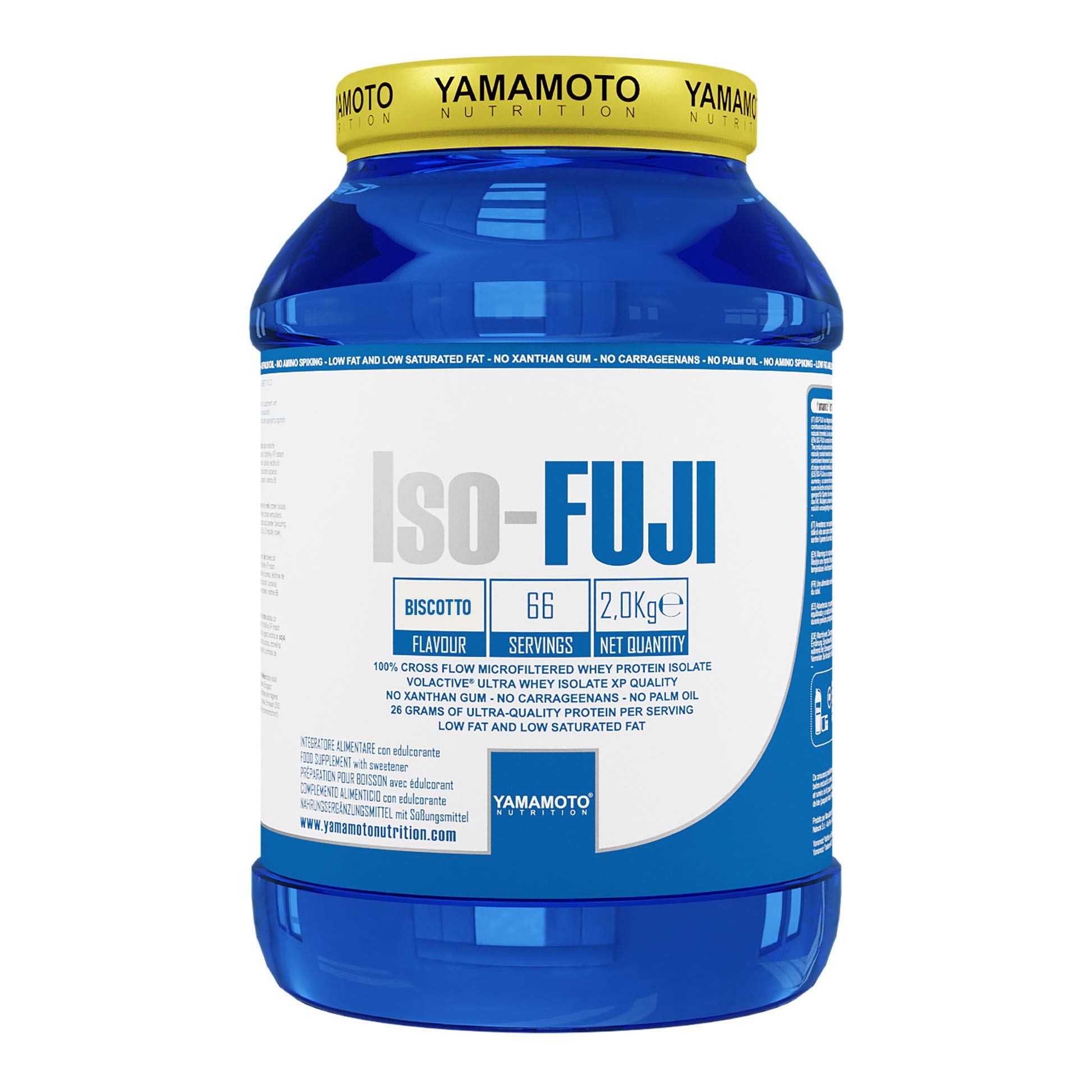 Yamamoto Nutrition Iso-FUJI® proteine del siero di latte - 2 kg (Biscotto, 2 kg)…