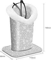 Vista 140 de Fintie Soporte para anteojos forrado de felpa con base magnética, estuche de cuero vegano prémium para lentes